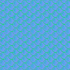 Fish Scale Repeat Pattern © Jaclyn Caris