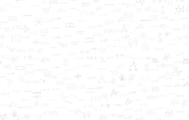 mathematical, physical formulas. scientific educational background. vector.