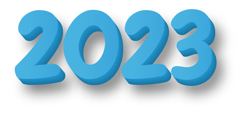 2023 happy new year. 2023 PNG Transparent Images. minimal 3d style. PNG. greeting card.