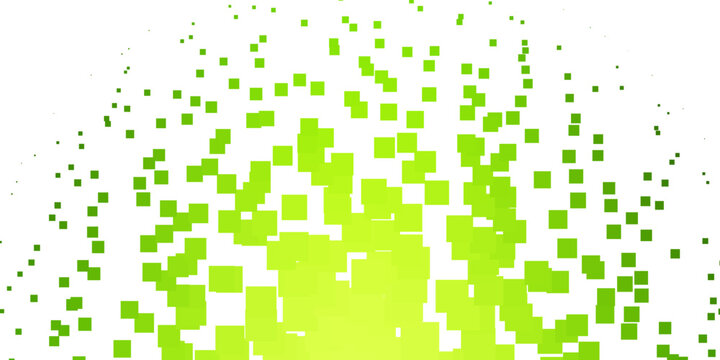 Light Green, Yellow vector template in rectangles.