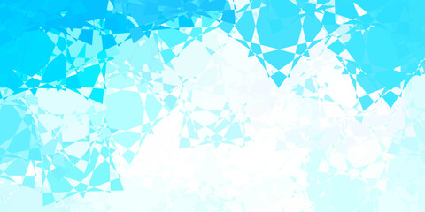 Light Pink, Blue vector backdrop with triangles, lines.