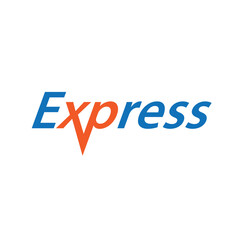 express logo design symbol icon