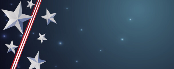 Patriotic background for Memorial day, Veteran's day and Columbus Day
