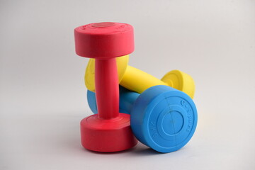 inspire fitness colorful dumbbell set