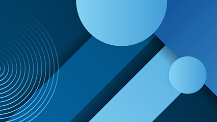 Abstract blue shapes background with line square and modern technology geometric pattern. Vector abstract graphic design banner pattern presentation background web template.