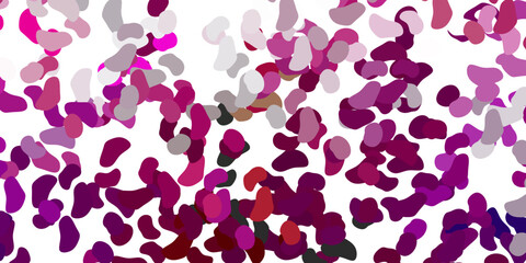 Obraz premium Light pink vector backdrop with chaotic shapes.