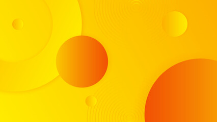 Abstract minimal orange and yellow background with geometric creative and minimal gradient concepts, for posters, banners, landing page concept image.