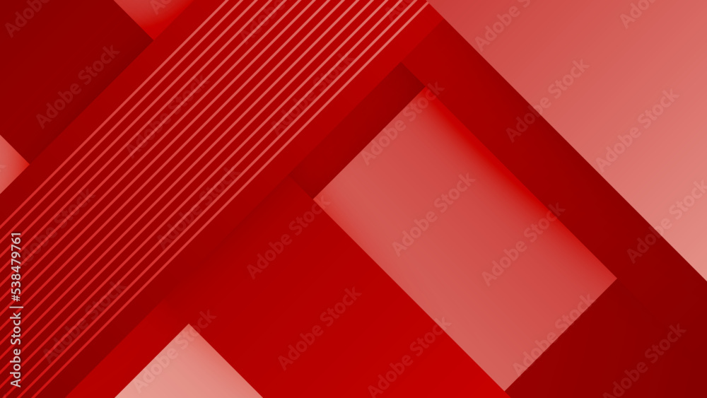 Aufkleber abstract red vector background with stripes