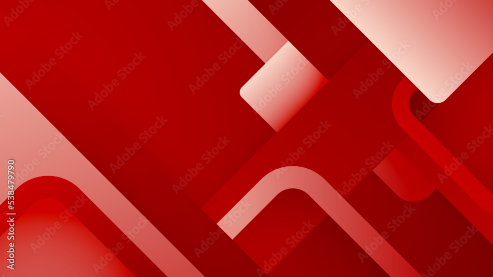 Aufkleber abstract red vector background with stripes