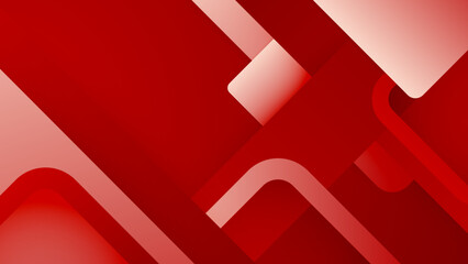 Abstract red vector background with stripes