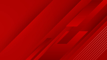 Abstract red vector background with stripes