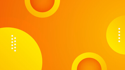 Abstract gradient orange yellow modern design background