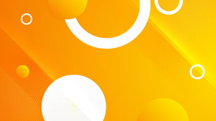 Abstract gradient orange yellow modern design background
