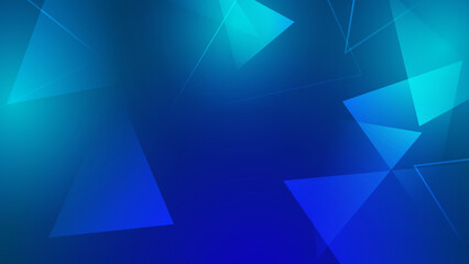 Abstract dark blue background with triangle geometric shapes. Vector illustration