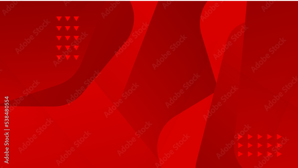 Aufkleber abstract red background minimal, abstract creative overlap digital background, modern landing page c