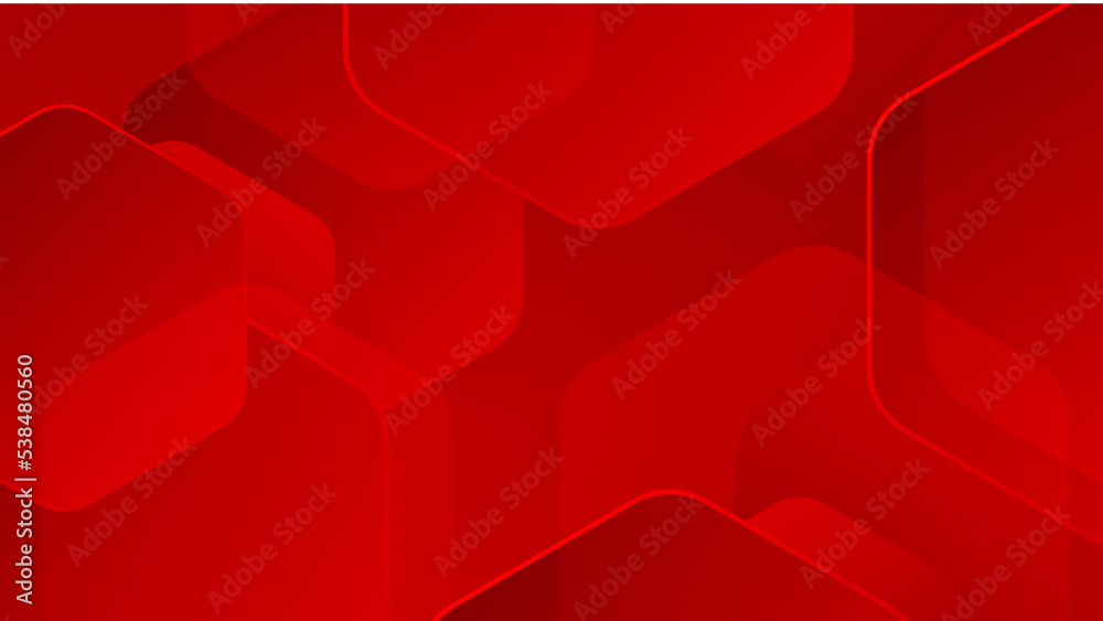 Poster abstract red background minimal, abstract creative overlap digital background, modern landing page c