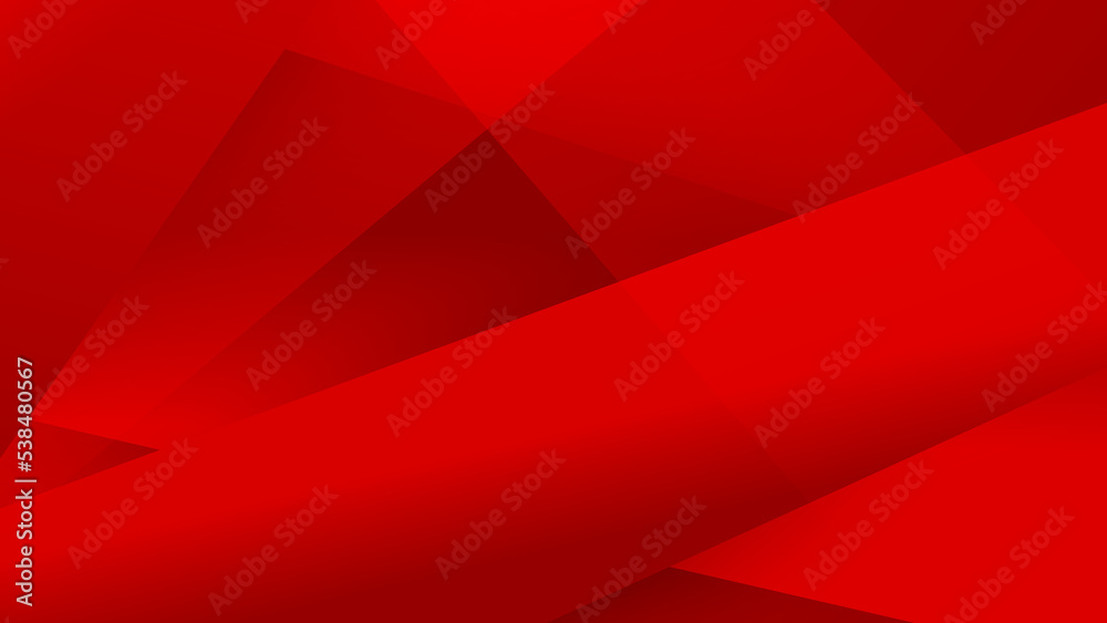 Aufkleber abstract red background minimal, abstract creative overlap digital background, modern landing page concept vector.