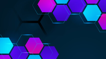 Abstract tech background. Futuristic technology interface