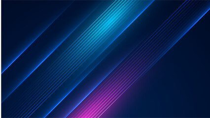 Abstract technology background with motion neon light effect.Vector illustration.