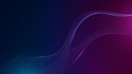 Network connection futuristic technology colorful design background