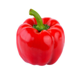 Red pepper on  transparent png