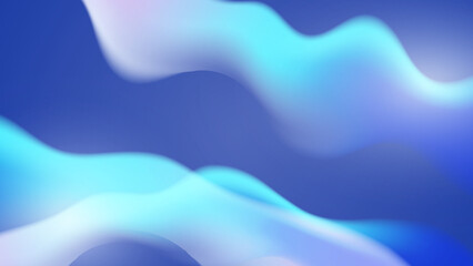 Colorful blue geometric background design. Fluid shapes composition with trendy gradients. Vector illustration.