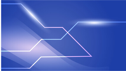 Abstract technology futuristic blue and pink neon color geometric arrows shapes motion background