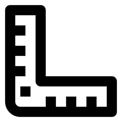 Icon Ruler With Style Outline