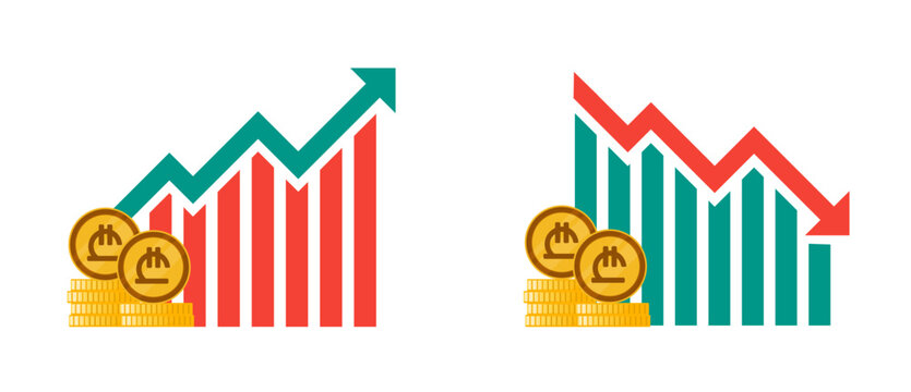 Georgian Lari Currency Fluctuation Illustrations