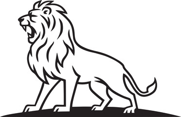 Lion Logo Mascot Icon Illustration Template
