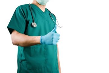Medicine concept doctor and nurse in hospital, file png