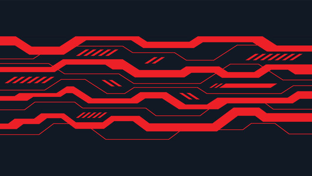 black and red contrast abstract technology background.