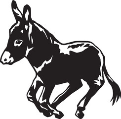 Donkey Logo Template Icon