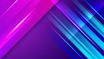 Colourful blue pink dynamic motion light effect background. Technology speed movement pattern for banner or poster design. Modern abstract high-speed movement. Vector illustration