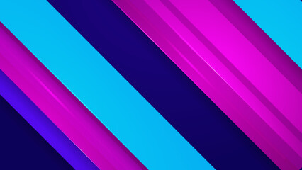 Obraz premium Colourful blue pink dynamic motion light effect background. Technology speed movement pattern for banner or poster design. Modern abstract high-speed movement. Vector illustration