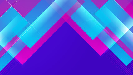 Colourful blue pink dynamic motion light effect background. Technology speed movement pattern for banner or poster design. Modern abstract high-speed movement. Vector illustration