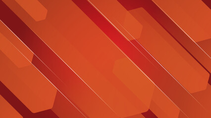 Stylish red orange technology lights background. Abstract technology digital hi tech concept background. Abstract tech background. Futuristic technology interface