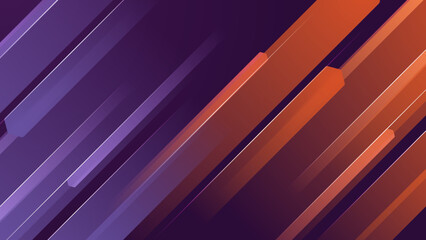 Obraz premium Stylish red orange technology lights background. Abstract technology digital hi tech concept background. Abstract tech background. Futuristic technology interface