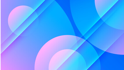 Modern blue and pink technology background. Abstract high-speed movement. Colorful dynamic motion on blue background for banner or poster design background concept.