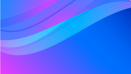 Fototapeta premium Modern blue and pink technology background. Abstract high-speed movement. Colorful dynamic motion on blue background for banner or poster design background concept.