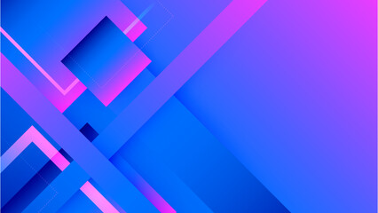 Modern blue and pink technology background. Abstract high-speed movement. Colorful dynamic motion on blue background for banner or poster design background concept.