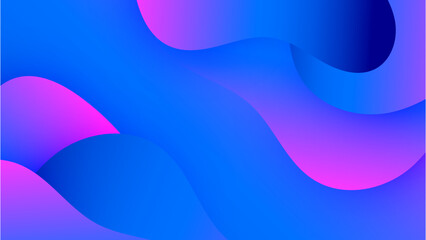 Modern blue and pink technology background. Abstract high-speed movement. Colorful dynamic motion on blue background for banner or poster design background concept.