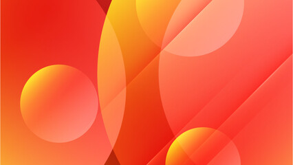 Modern gradient red orange abstract design background. Red geometric shapes background geometry shine and layer element Suit for business, corporate, institution, party, festive, seminar, and talks.