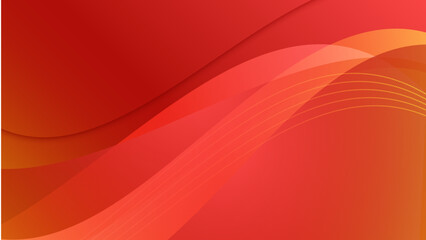 Modern gradient red orange abstract design background. Red geometric shapes background geometry shine and layer element Suit for business, corporate, institution, party, festive, seminar, and talks.