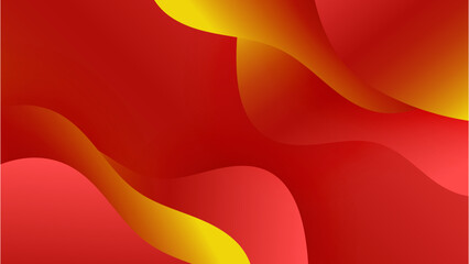Modern gradient red orange abstract design background. Red geometric shapes background geometry shine and layer element Suit for business, corporate, institution, party, festive, seminar, and talks.