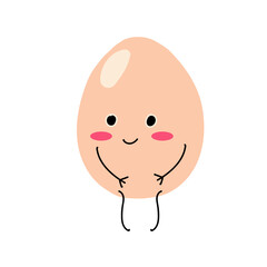 cute egg cartoon expression