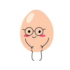 cute egg cartoon expression