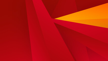 Red orange background. Abstract background geometry shine and layer element vector for presentation design. Suit for business, corporate, institution, party, festive, seminar, and talks.