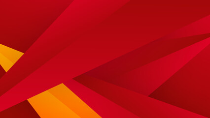 Fototapeta na wymiar Red orange background. Abstract background geometry shine and layer element vector for presentation design. Suit for business, corporate, institution, party, festive, seminar, and talks.