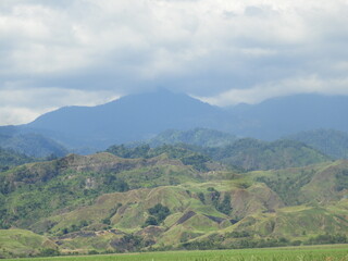 landscape with mountains